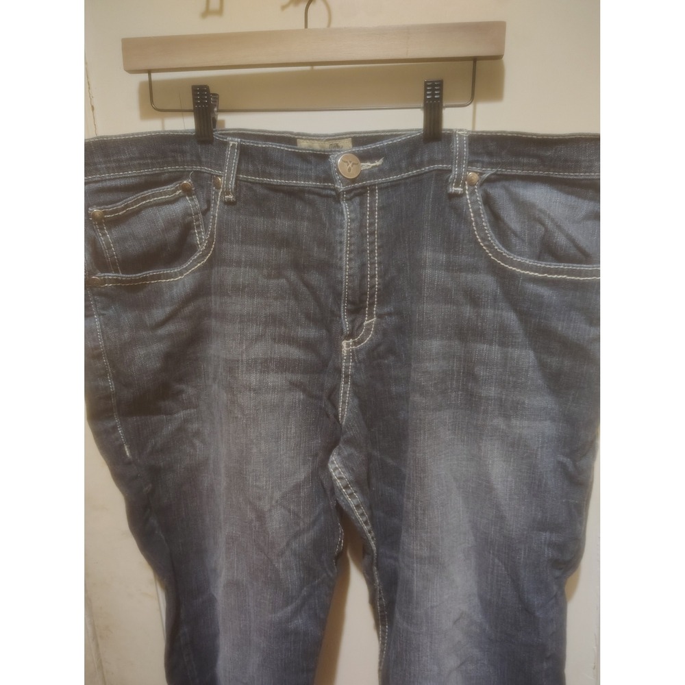 Wrangler 20X Style 42 Vintage Boot Jeans Mens 42x32 Dark Wash Denim Western - Picture 3 of 8
